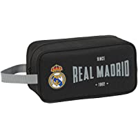 safta812024682 Bolso Zapatillas zapatillero 29 cm Real Madrid CF- Negro- 812024682